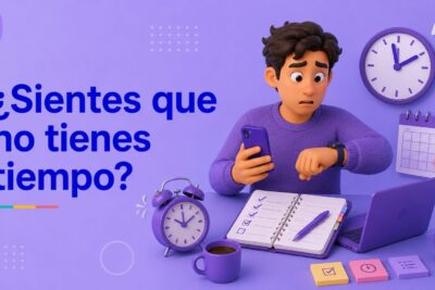¿Sientes que no tienes tiempo?